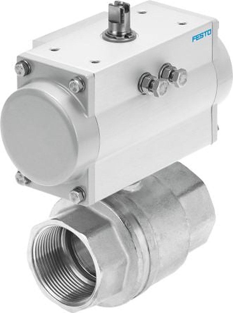Festo Ball type Pneumatic Actuated Valve, 25 bar, EN 10226-1 1/2 in