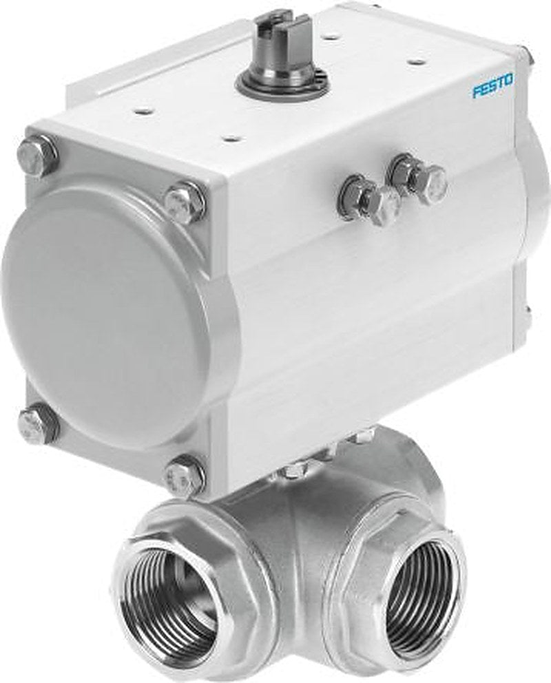 Festo Ball type Pneumatic Actuated Valve, 25 bar, EN 10226-1 1 in