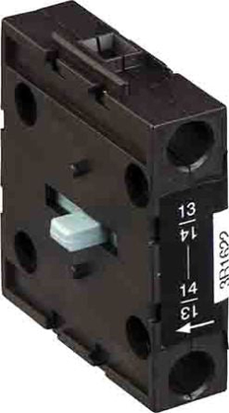 Schneider Electric Auxiliary Contact Block, 1 Contact, 1 NC, TeSyS Vario, 6 A, 690V, VZN06
