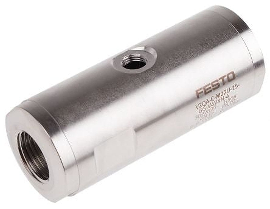 Festo VZQA Series Pinch Valve, 3022830, Inlet Female G 1/2, Outlet Female