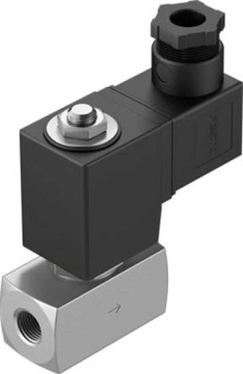 Festo Solenoid Valve - 2/2 Closed Monostable Electric NPT VZWD  Series 24V