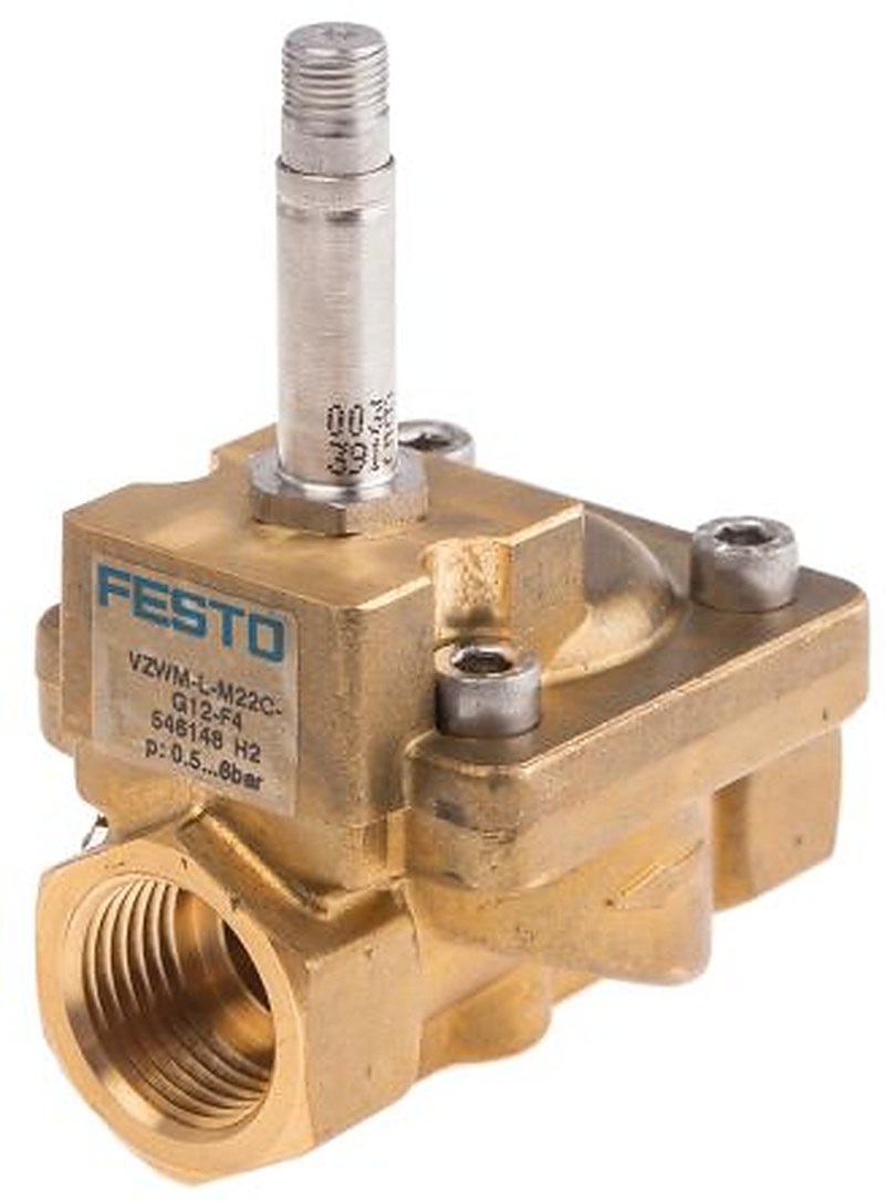 Festo Pneumatic Solenoid Valve - 2/2 NC Solenoid/Spring G VZWM  Series