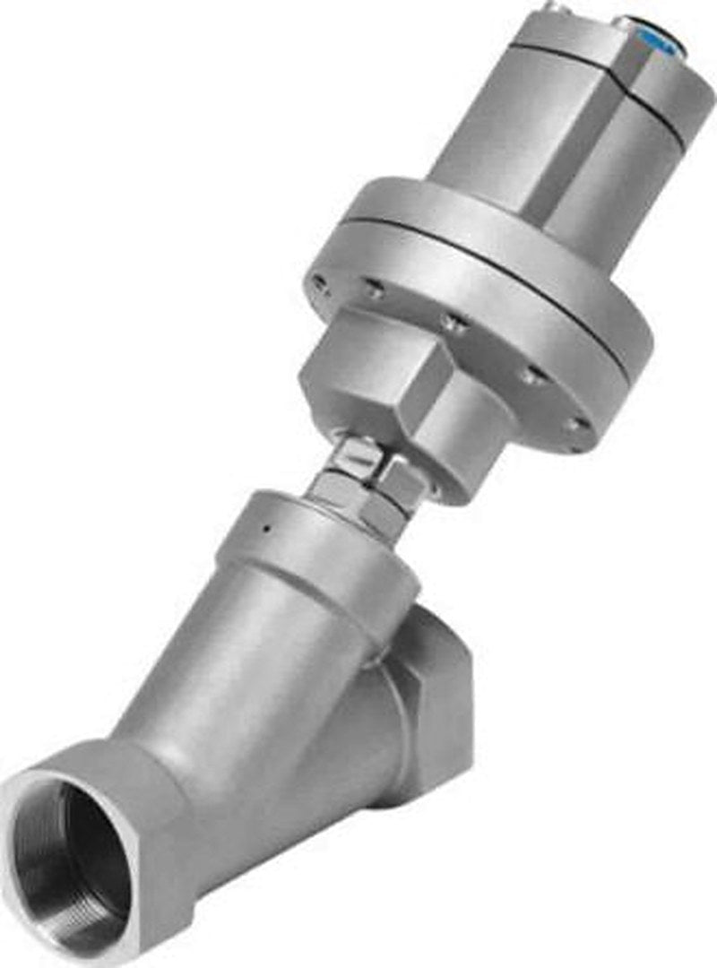 Festo Angle Seat type Pneumatic Actuated Valve, 30 bar, DIN ISO 228, Female 1/8 in