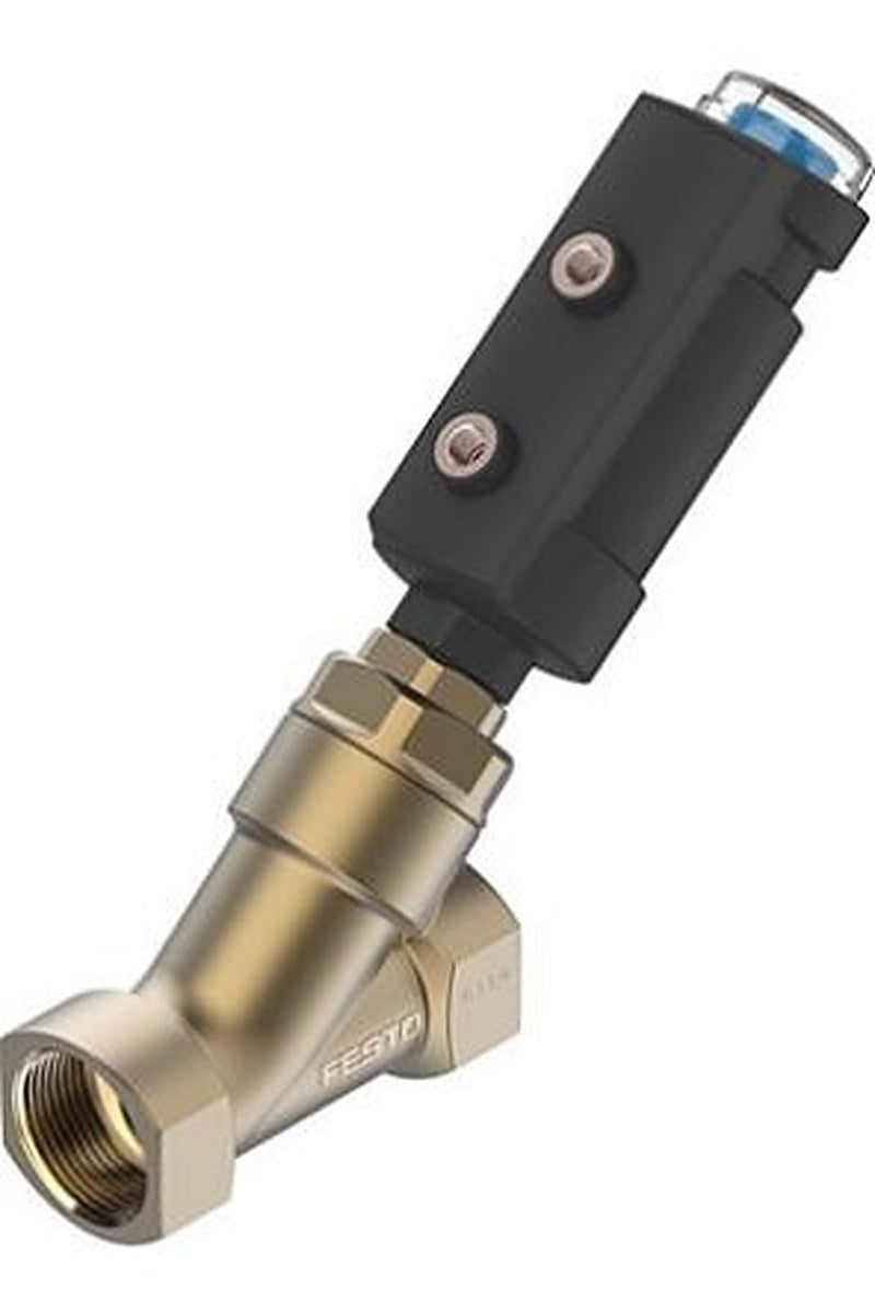 Festo Angle Seat type Pneumatic Actuated Valve, 0.7 Mpa 1-1/4 in