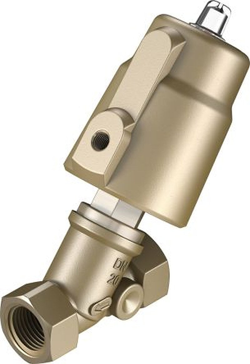 Festo Angle Seat type Pneumatic Actuated Valve, 16 bar, DIN ISO 228, Female 16 mm