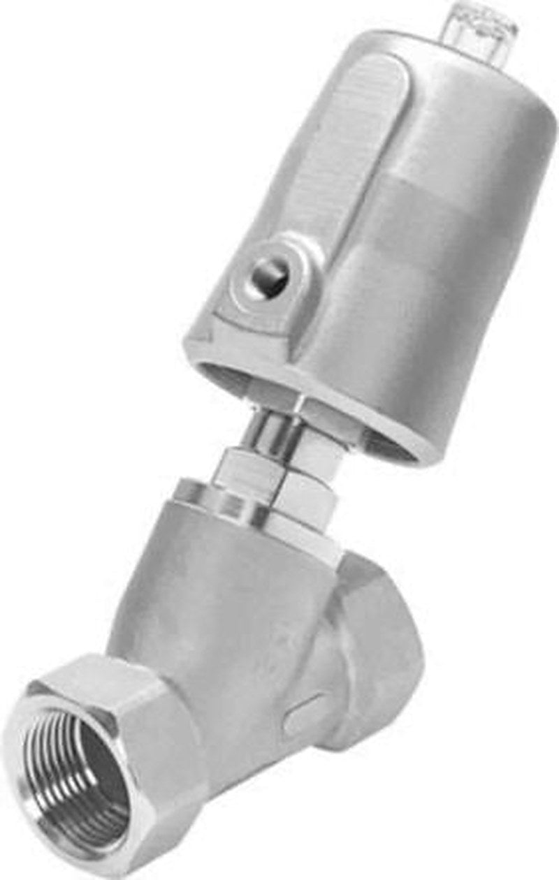 Festo Angle Seat type Pneumatic Actuated Valve, 12 bar, NPT, Female 45 mm