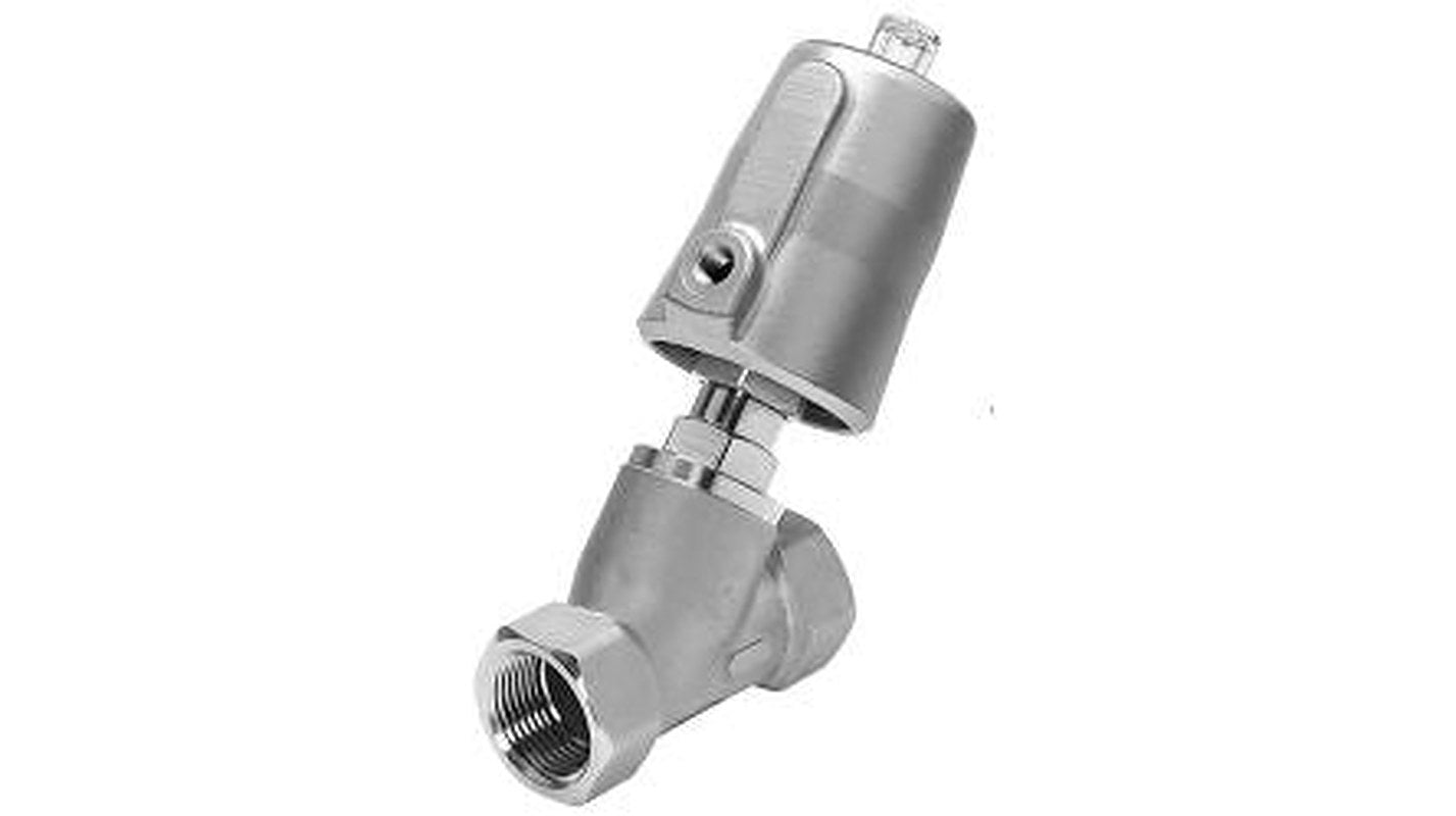 Festo Angle Seat type Pneumatic Actuated Valve, 10 bar 1 in
