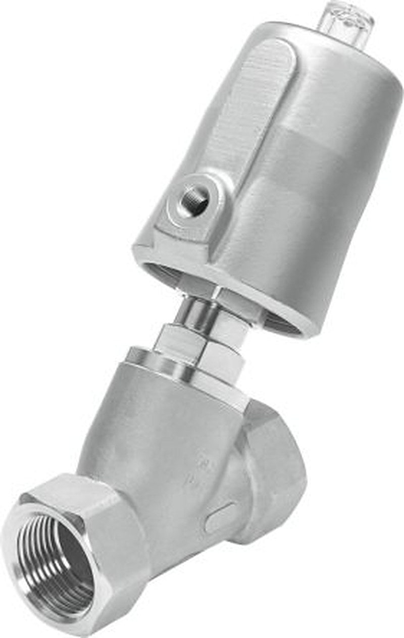 Festo Angle Seat type Pneumatic Actuated Valve, 10 bar, G, Female 1/8 in