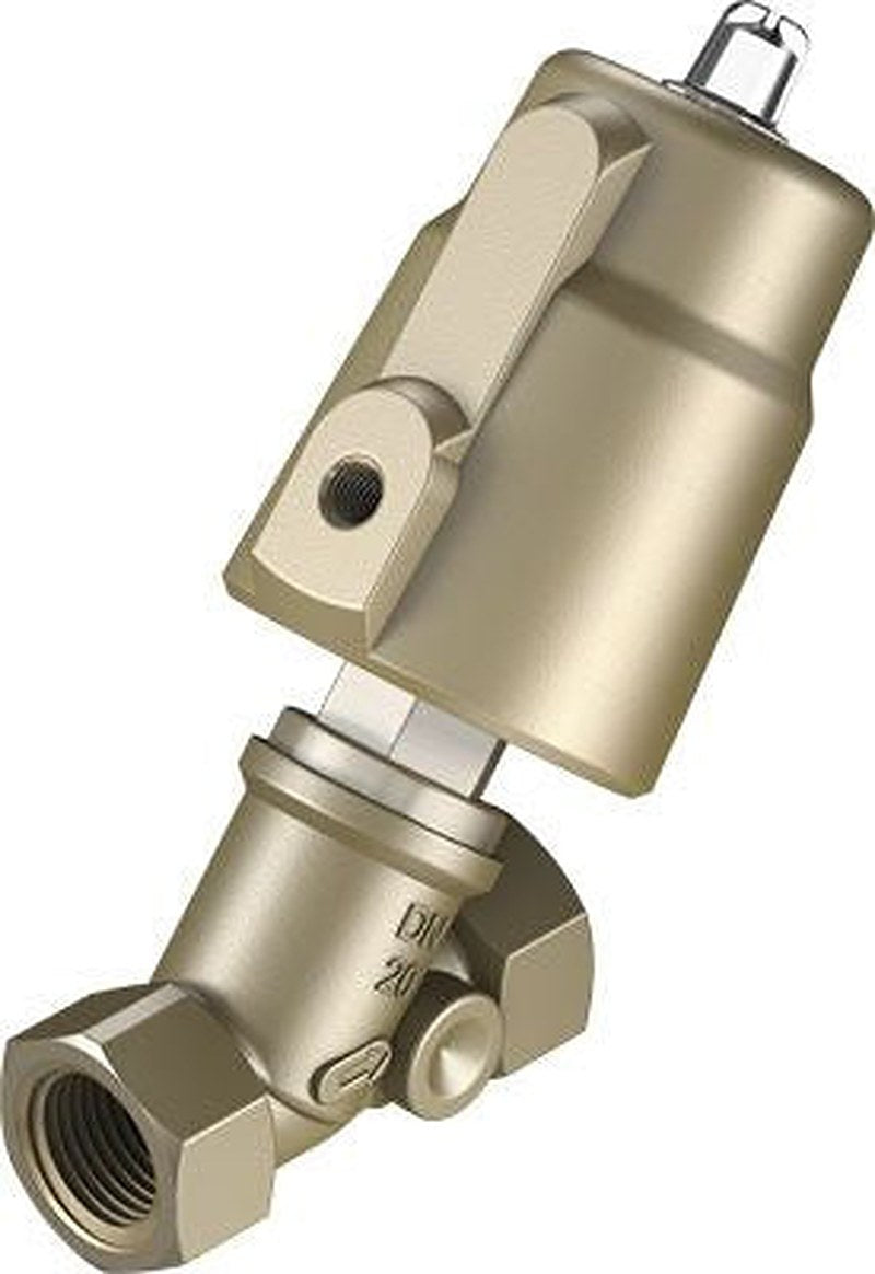 Festo Angle Seat type Pneumatic Actuated Valve, 10 bar, G, Female 1/8 in