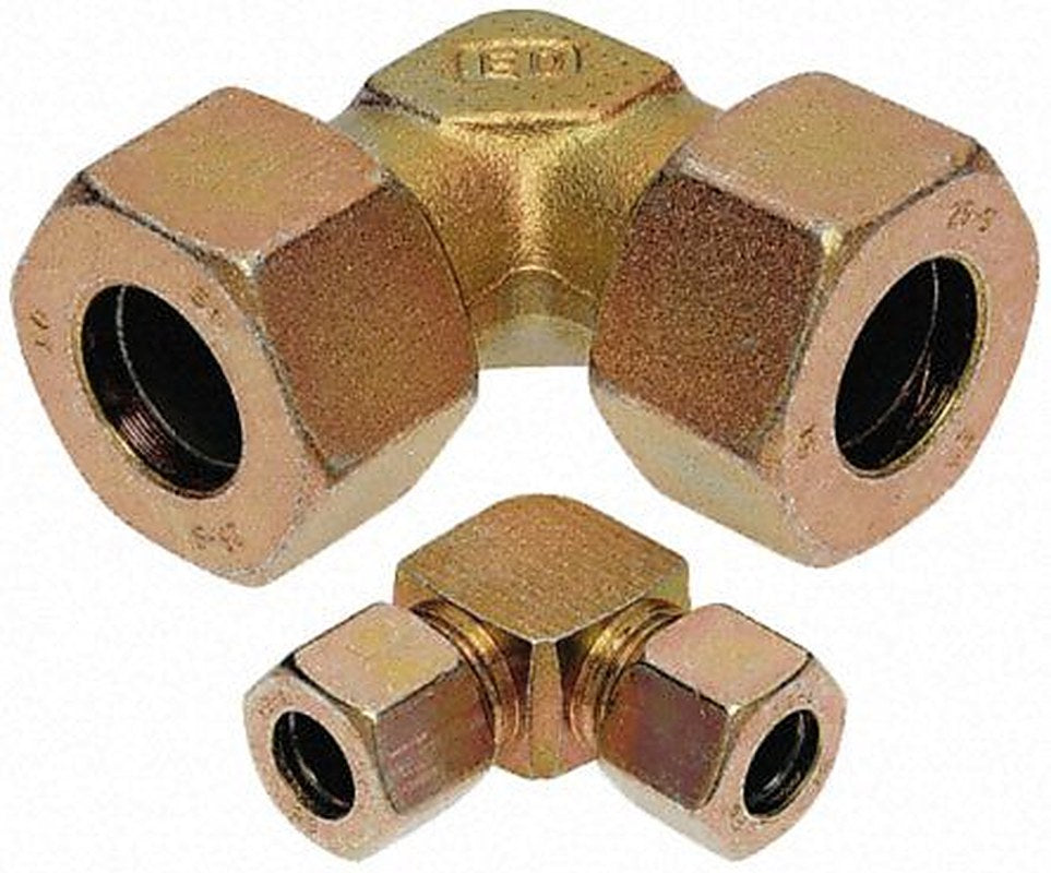 Parker W10LCF Hydraulic Fitting, Steel, 10 mm Hose ID