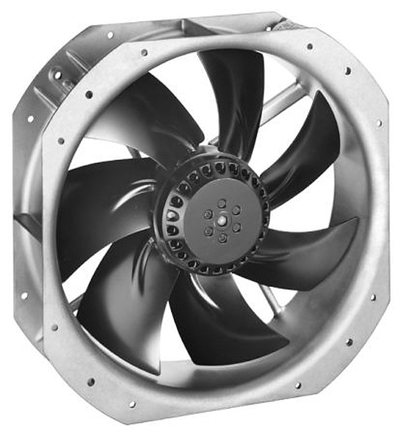ebm-papst W3G250-HH07-03 Series AC Axial Fan, 1V, 230 V, 1910 m³/h, 56 W, 900 mA Max, IP54, IP68 280 mm, 280mm, 80 mm