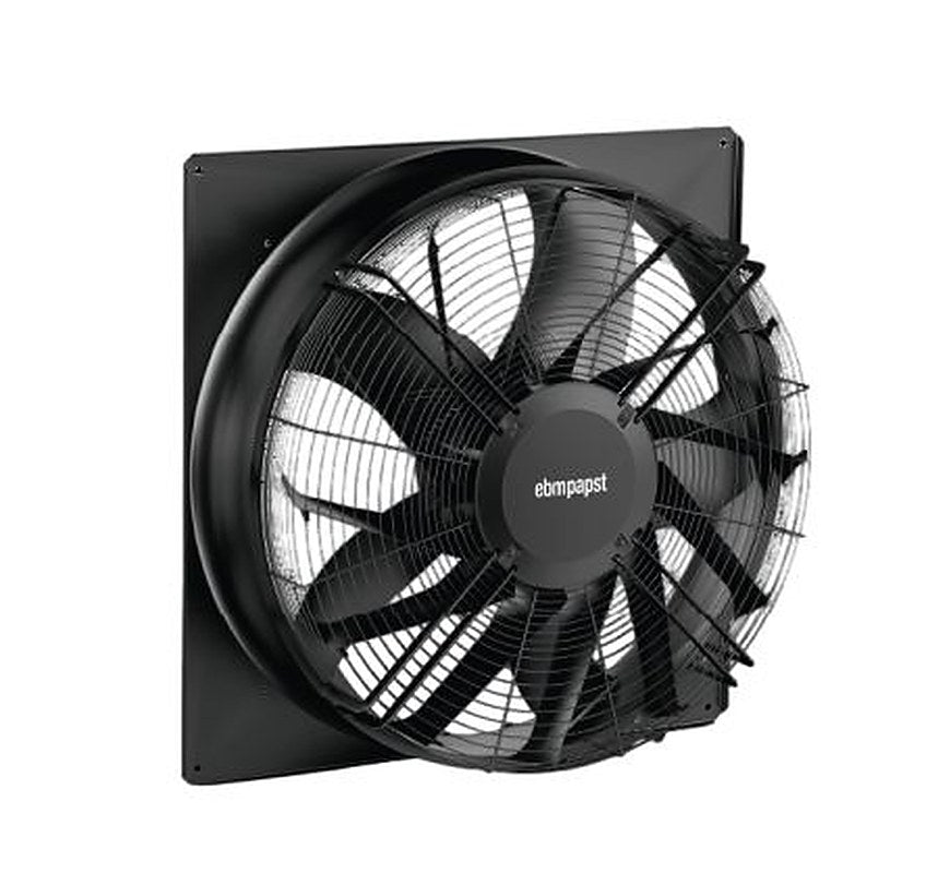 ebm-papst S Series Axial Fan, 380V ac, 480 V ac, 23440 m³/h, 3100 W, 4.7 A Max, IP55 1070 mm, 1070mm, 313 mm