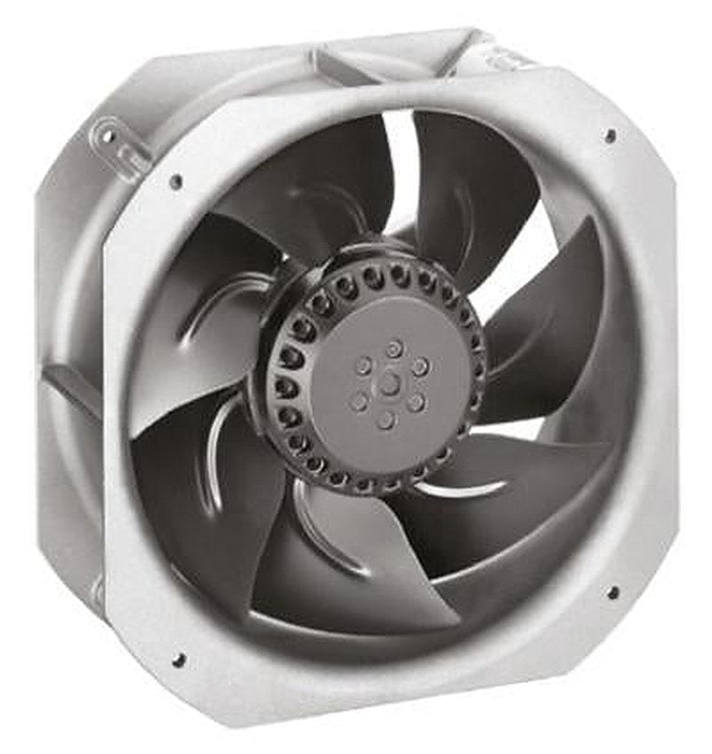 ebm-papst W4S200 Series Axial Fan, 230V ac, 450 m³/h, 30 W, 210 mA Max, IP44 225 mm, 225mm, 80 mm