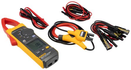 Fluke 393 FC+ PVLEAD Clamp Meter Bundle 600 V dc 600 V ac CAT III, CAT IV