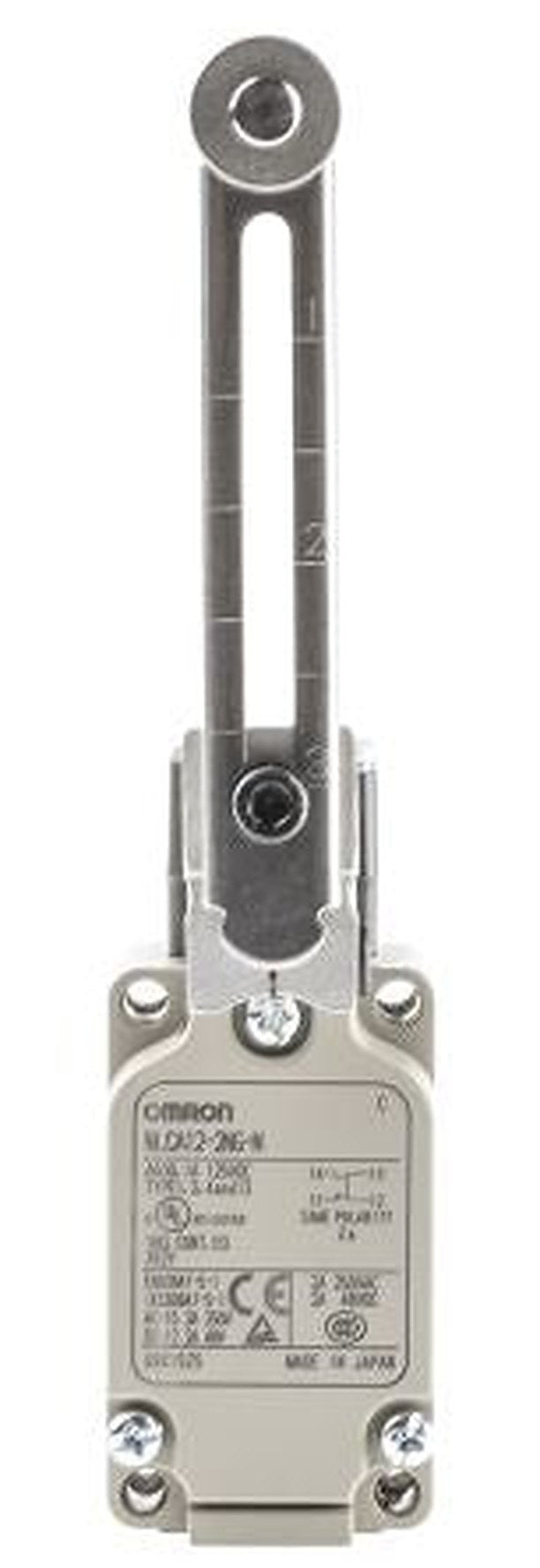 Omron WL Series Roller Lever Limit Switch, SPST, IP67, 500V ac, 10A