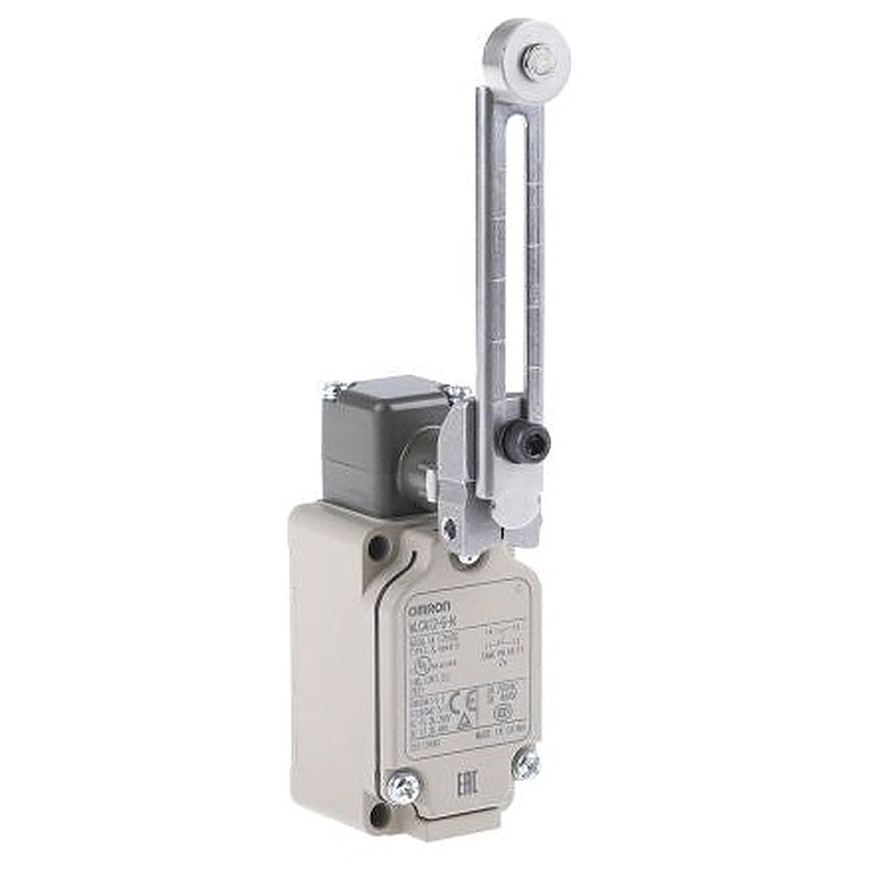 Omron WL Series Adjustable Roller Lever Limit Switch, DPDB, IP67, Metal Housing, 250V