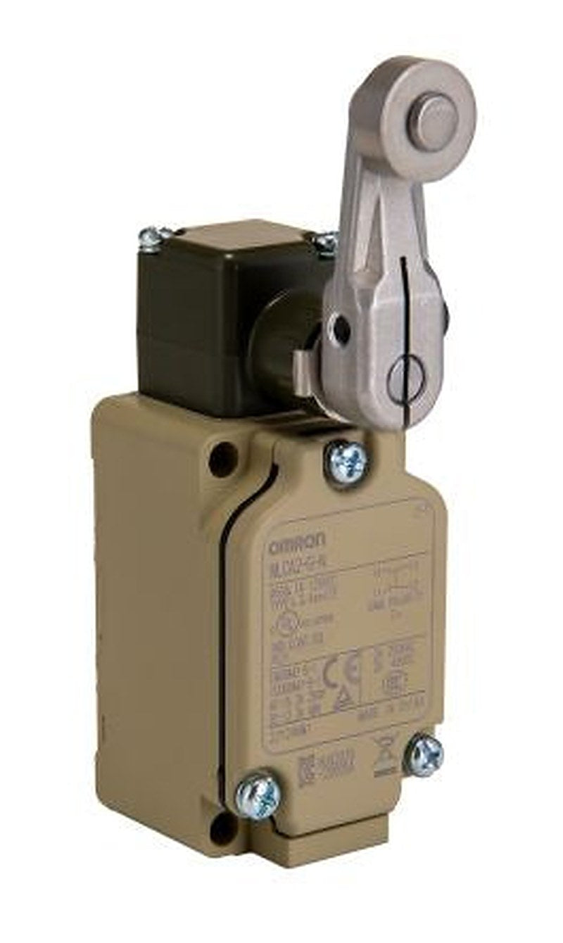 Omron WL Series Roller Lever Limit Switch, DPDB, IP67, Metal Housing, 250V