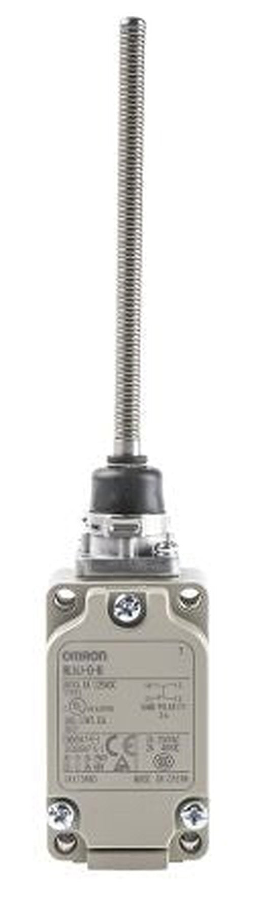 Omron WL Series Coil Spring Limit Switch, SPST, IP67, Aluminium Housing, 500V ac, 10A