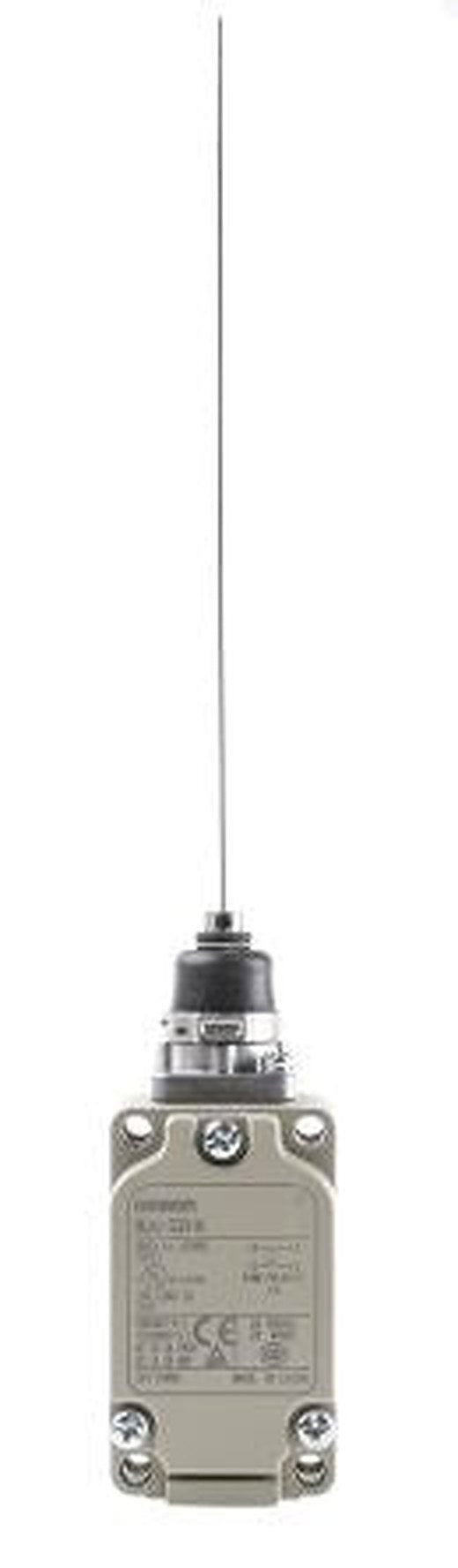 Omron WL Series Coil Spring Limit Switch, SPST, IP67, Aluminium Housing, 500V ac, 10A