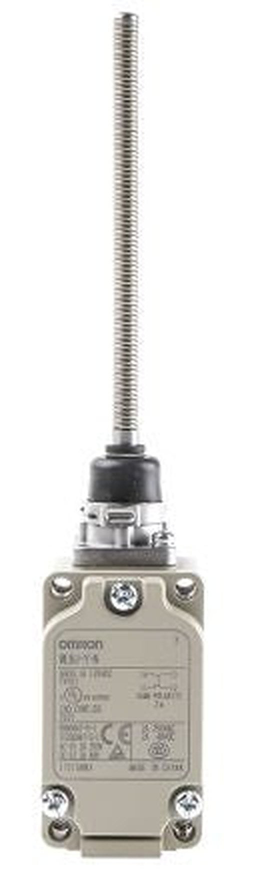 Omron WL Series Coil Spring Limit Switch, SPST, IP67, Aluminium Housing, 500V ac, 10A