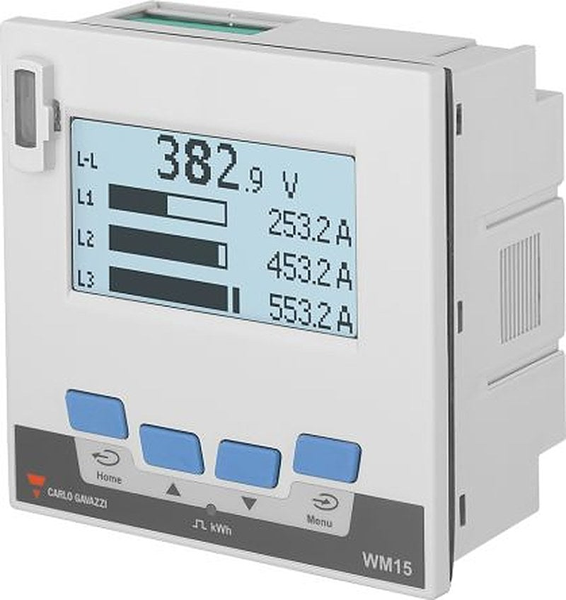 Carlo Gavazzi 3 Phase LCD Digital Panel Multifunction Meter, Type Digital