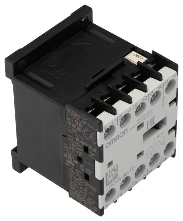 Omron J7KNA Contactor, 24V dc Coil, 3-Pole, 9 A, 4 kW 24V dc, 1 NO, 888V