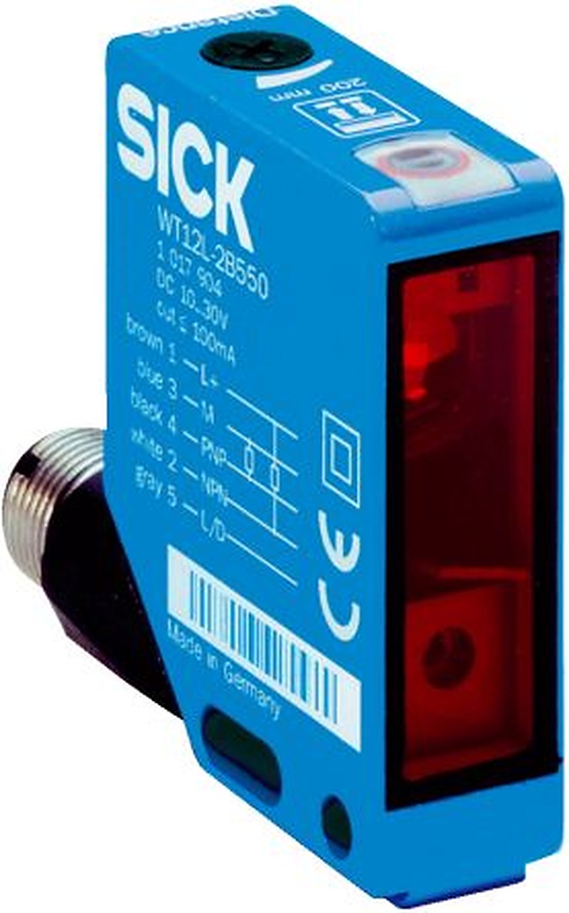 SICK Background Suppression Photoelectric Sensor, Rectangular Sensor