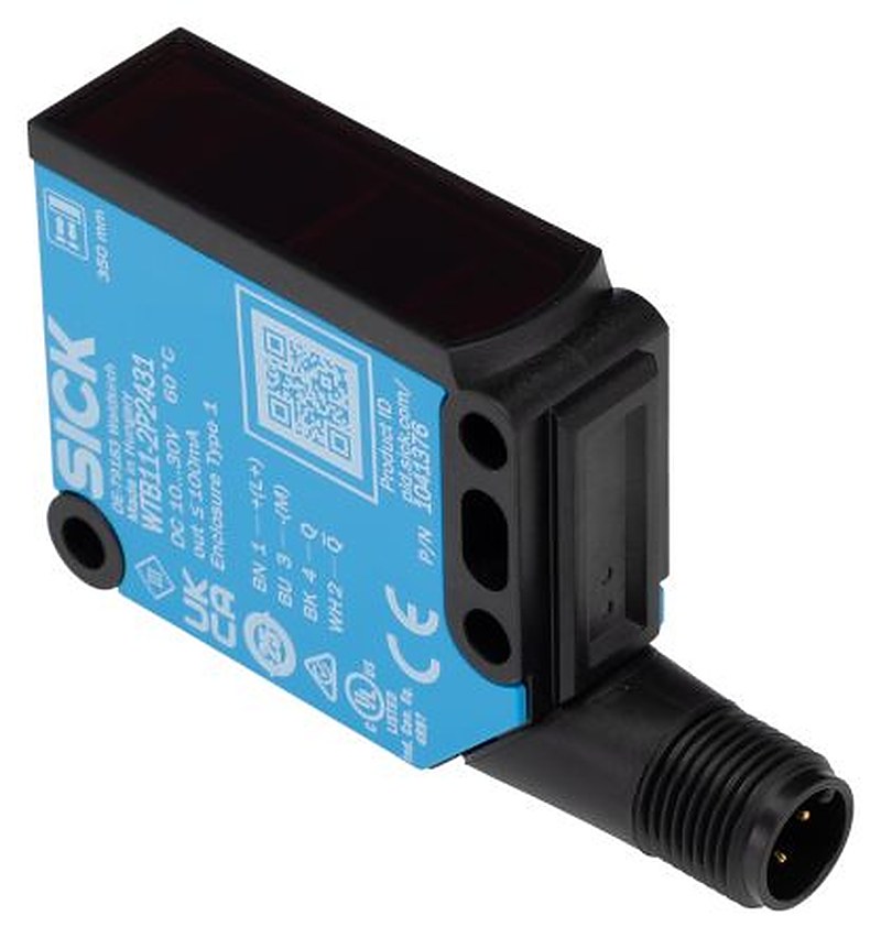 SICK Background Suppression Photoelectric Sensor, Block Sensor