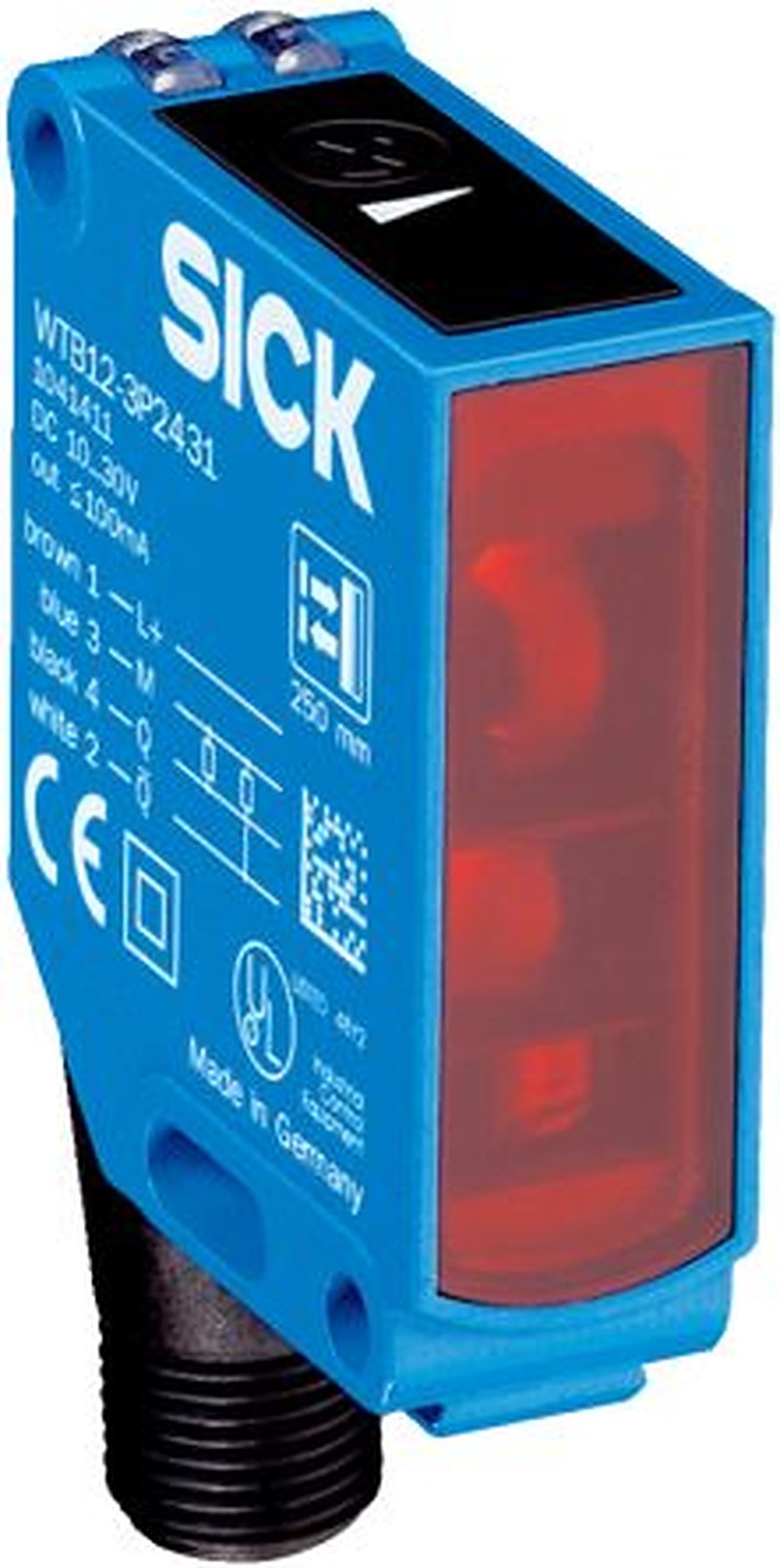 SICK Background Suppression Photoelectric Sensor, Block Sensor