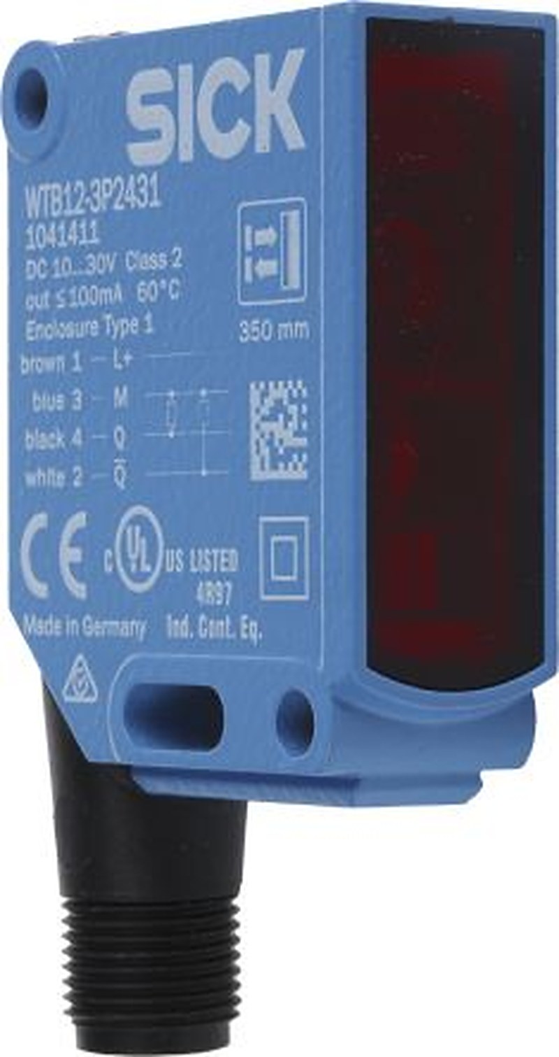 SICK Background Suppression Photoelectric Sensor, Block Sensor