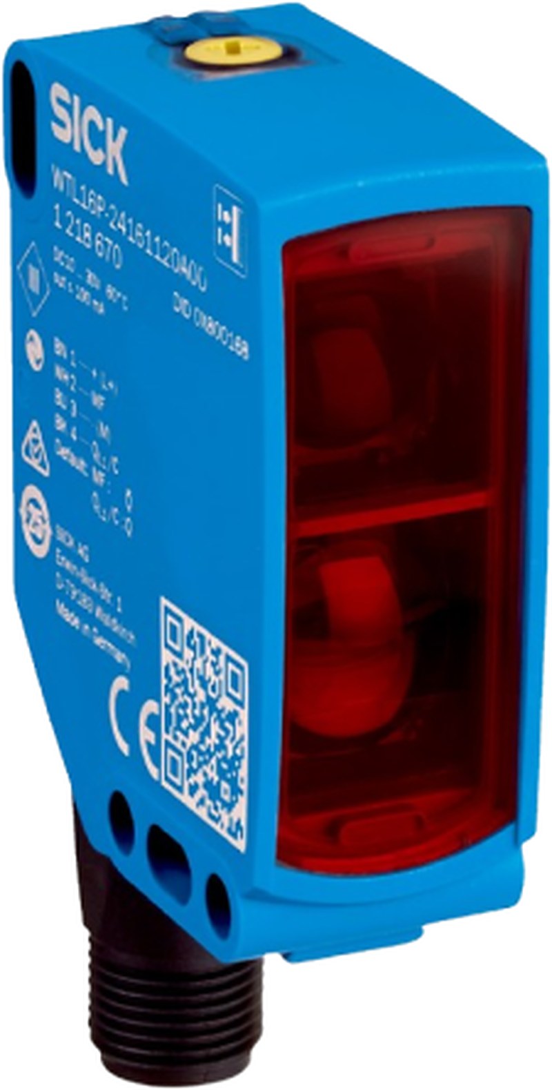 SICK Background Suppression Photoelectric Sensor, Block Sensor