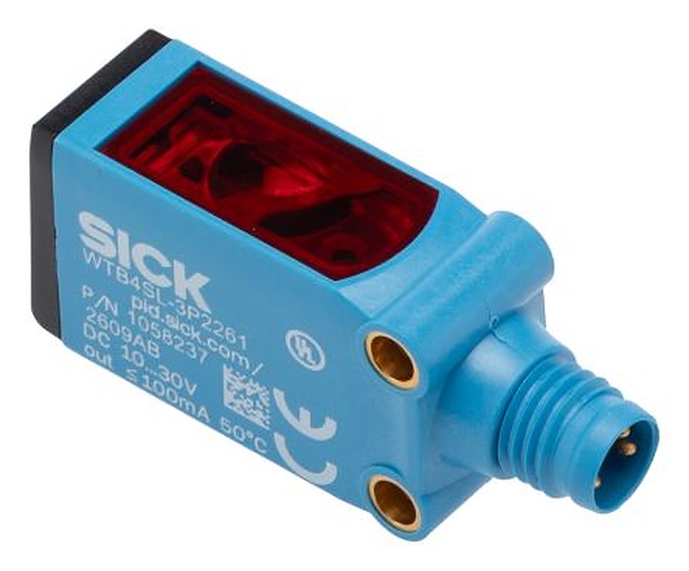 SICK Background Suppression Photoelectric Sensor, Rectangular Sensor