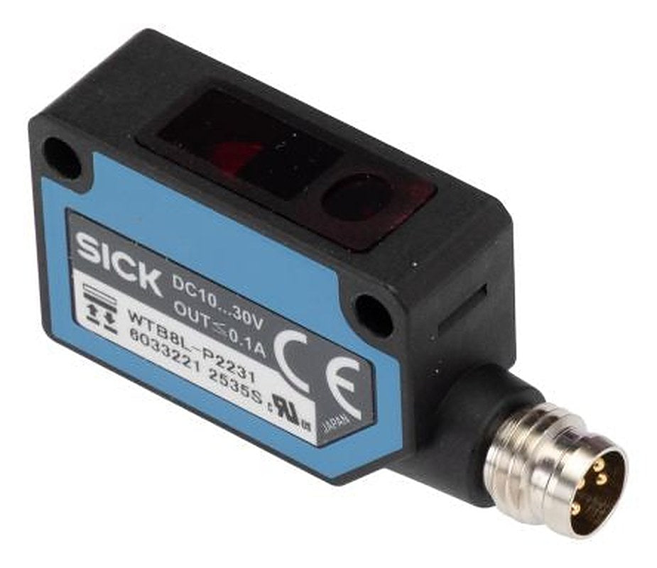 SICK Background Suppression Photoelectric Sensor, Rectangular Sensor