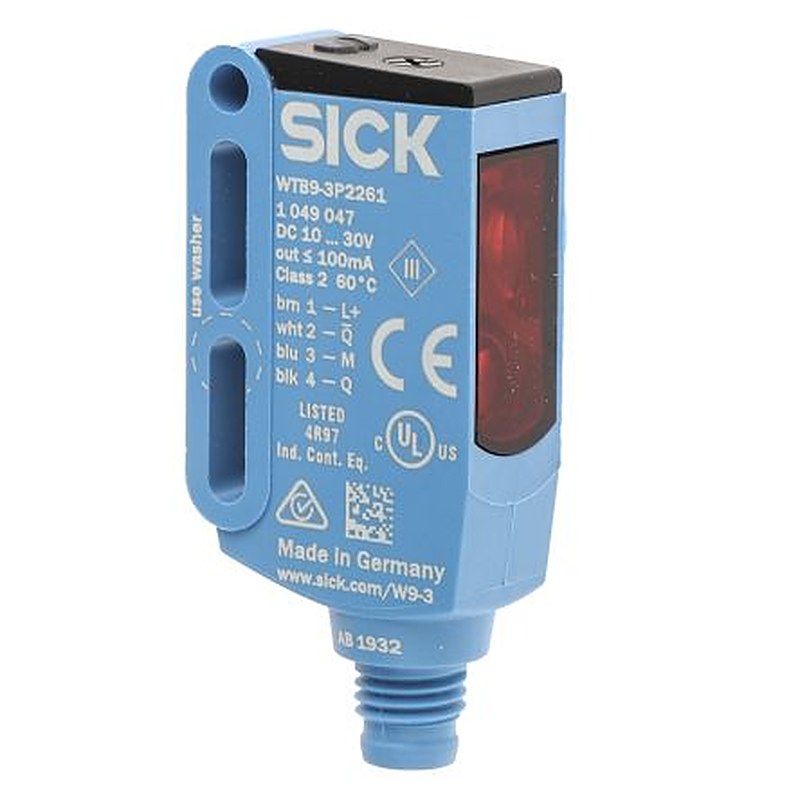 SICK Background Suppression Photoelectric Sensor, Rectangular Sensor