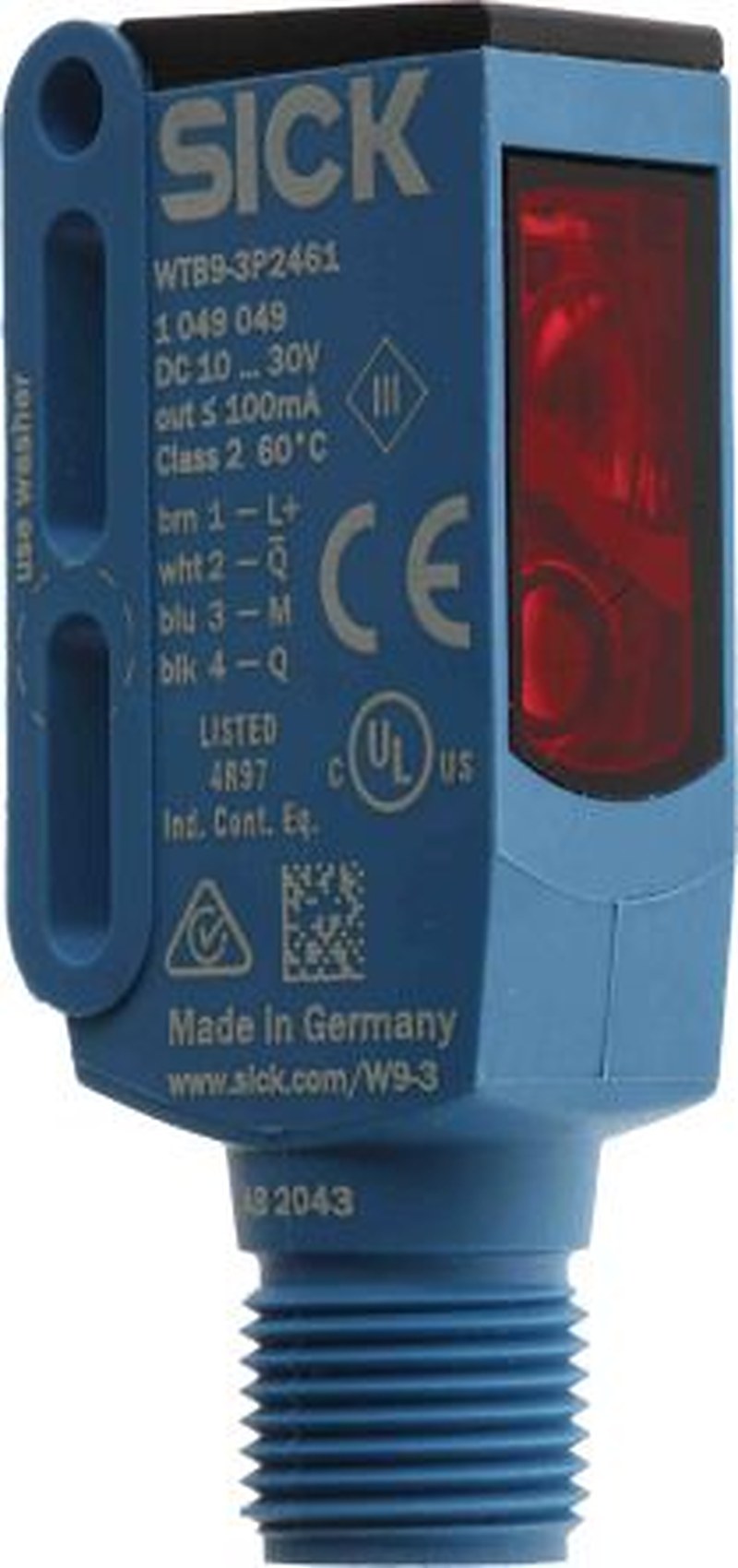 SICK Background Suppression Photoelectric Sensor, Block Sensor