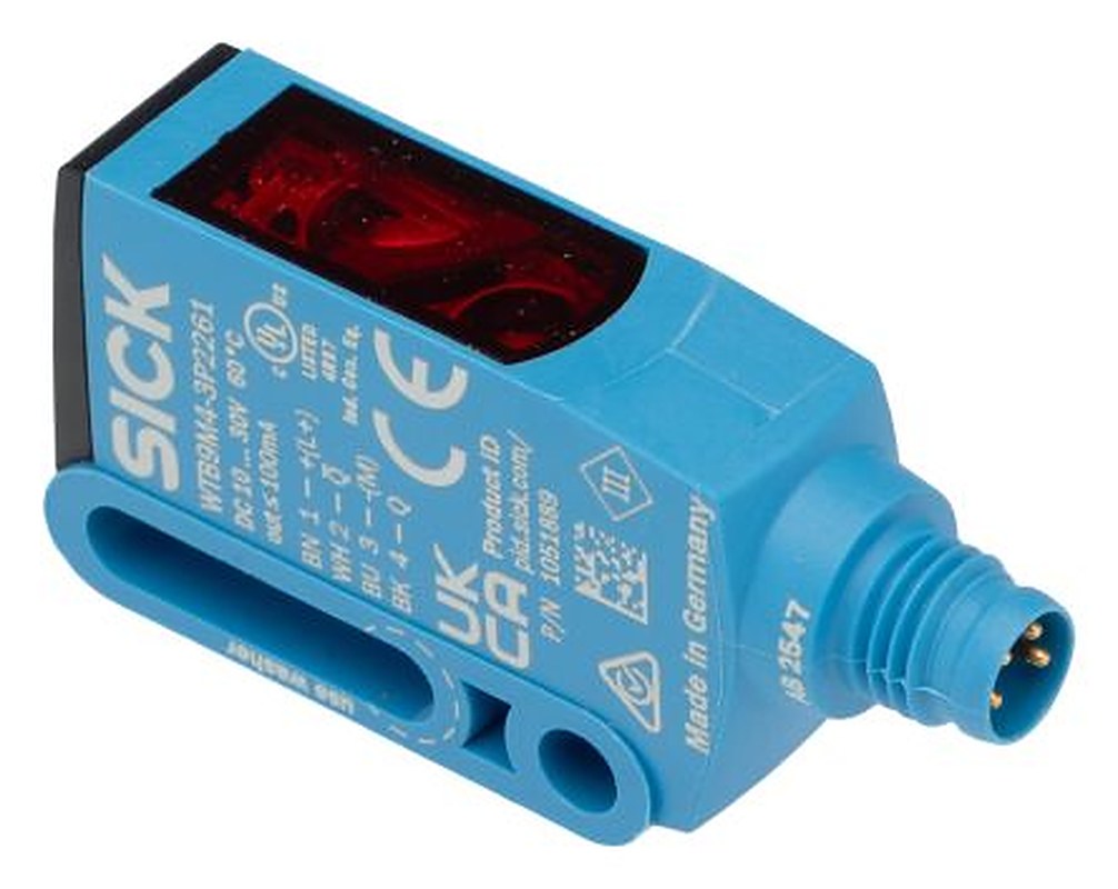 SICK Background Suppression Photoelectric Sensor, Block Sensor