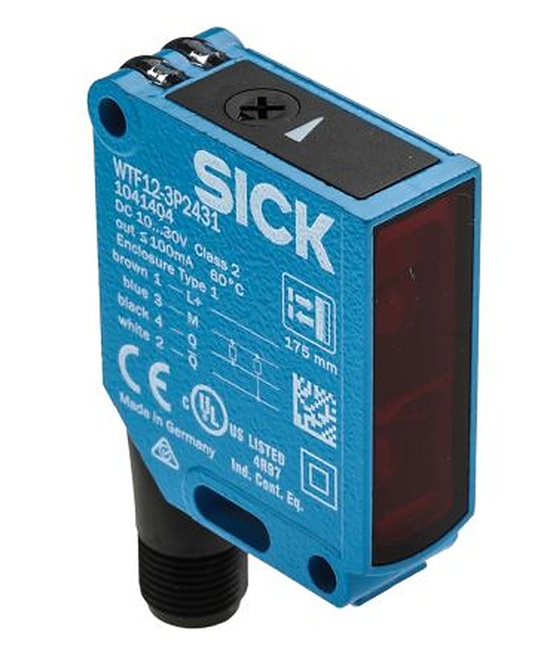 SICK Diffuse Photoelectric Sensor, Block Sensor