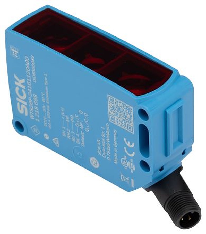 SICK Background Suppression Photoelectric Sensor, Block Sensor