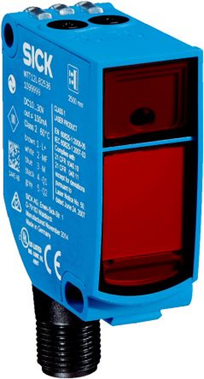 SICK Background Suppression Photoelectric Sensor, Block Sensor