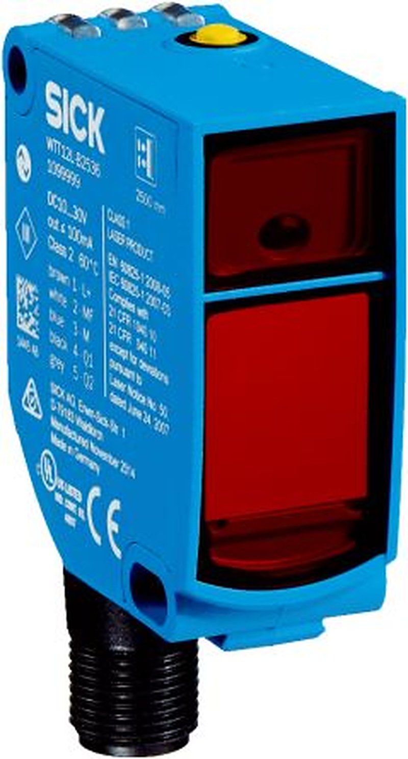 SICK Background Suppression Photoelectric Sensor, Block Sensor