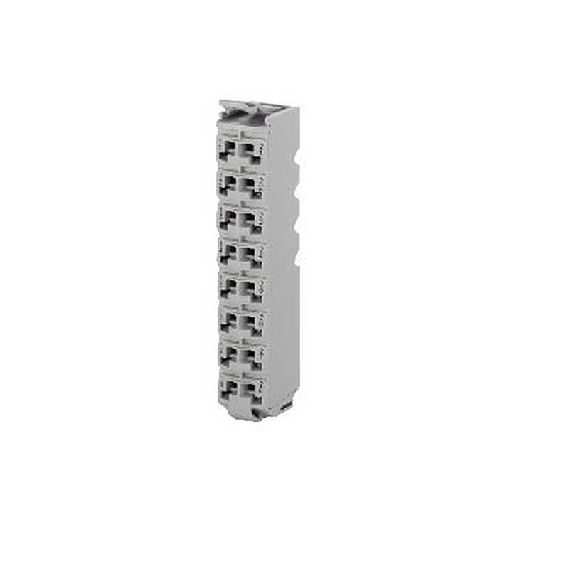 B&R X20 Series Pluggable Terminal Block, 16-Contact, 4.2 mm Pitch, 2 Row, X20TB1F