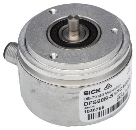 SICK DFS60 Series Incremental Incremental Encoder 32V, 10000 ppr ppr, TTL, HTL Signal, Solid Type, 6 mm Shaft