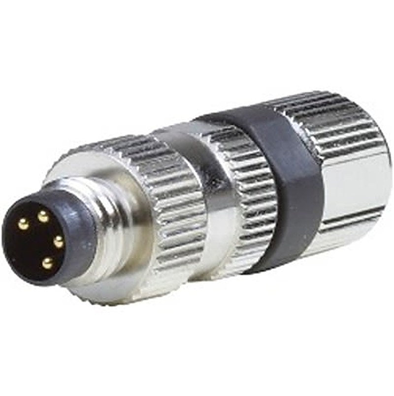 B&R Male 4 way Straight to Female 4 way M8 Connector