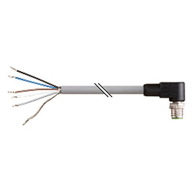 B&R Male 5 way Right Angle to 5 way Unterminated Actuator/Sensor Cable, 20 m