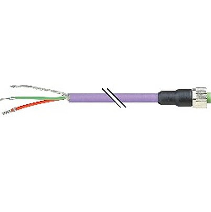 B&R Male 5 way 5-Pin Socket to Female 5 way Unterminated Actuator/Sensor Cable, 5 m