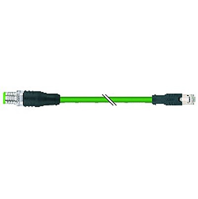 B&R Male 4 way Straight to Male 4 way Straight Cable, 50 m