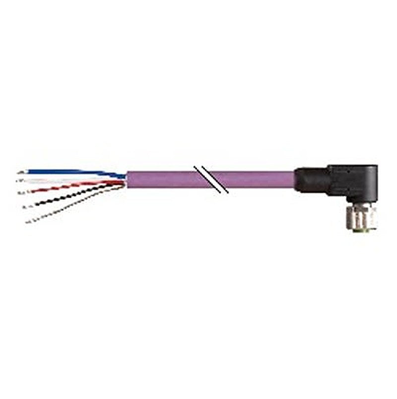 B&R 5 way Right Angle to Female Unterminated Actuator/Sensor Cable, 10 m
