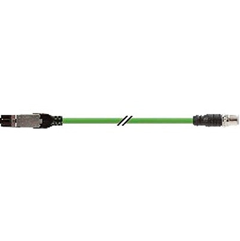 B&R Male 4 way Straight to Male 4 way Straight Actuator/Sensor Cable, 15 m