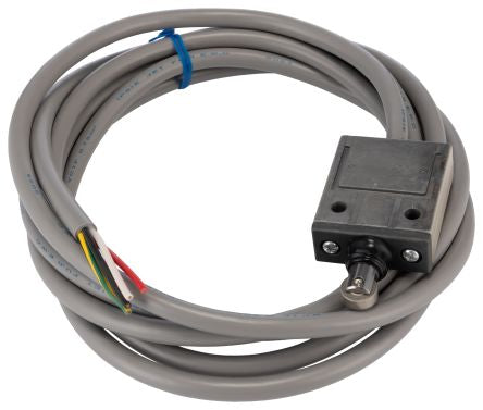 Omron D4C Series Roller Plunger Limit Switch, IP67, 125V