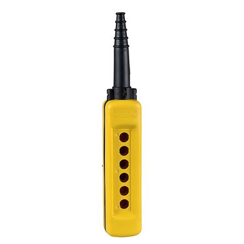 Schneider Electric Yellow Plastic XAC Control Station Enclosure - 6 Hole